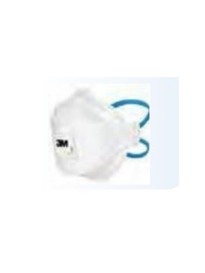 Aura 9322A+ Disposable Respirator Flat Fold Valved FFP2