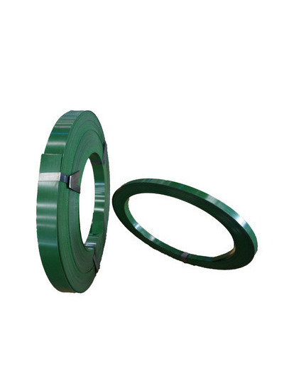 Steel Strapping Band Green Painted