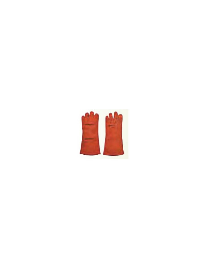 GL204 full leather welding gloves 14 inch