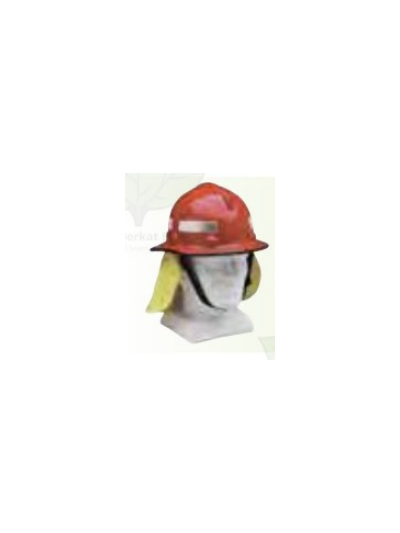 HF46 polycarbonate shell, antiflame neck flap and visor